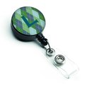 Carolines Treasures Monogram Initial L Blue Argoyle Retractable Badge Reel CJ1020-LBR